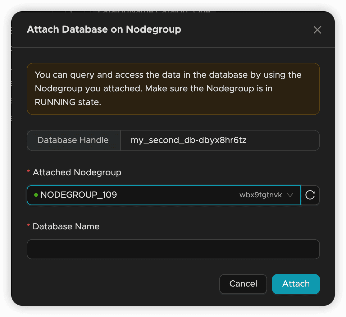 Bind Nodegroup
