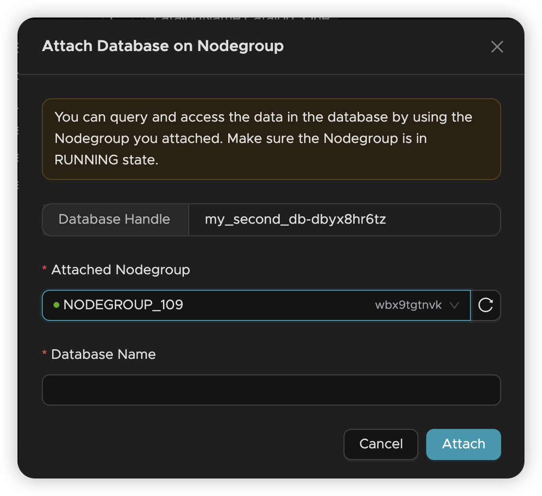 Bind Nodegroup