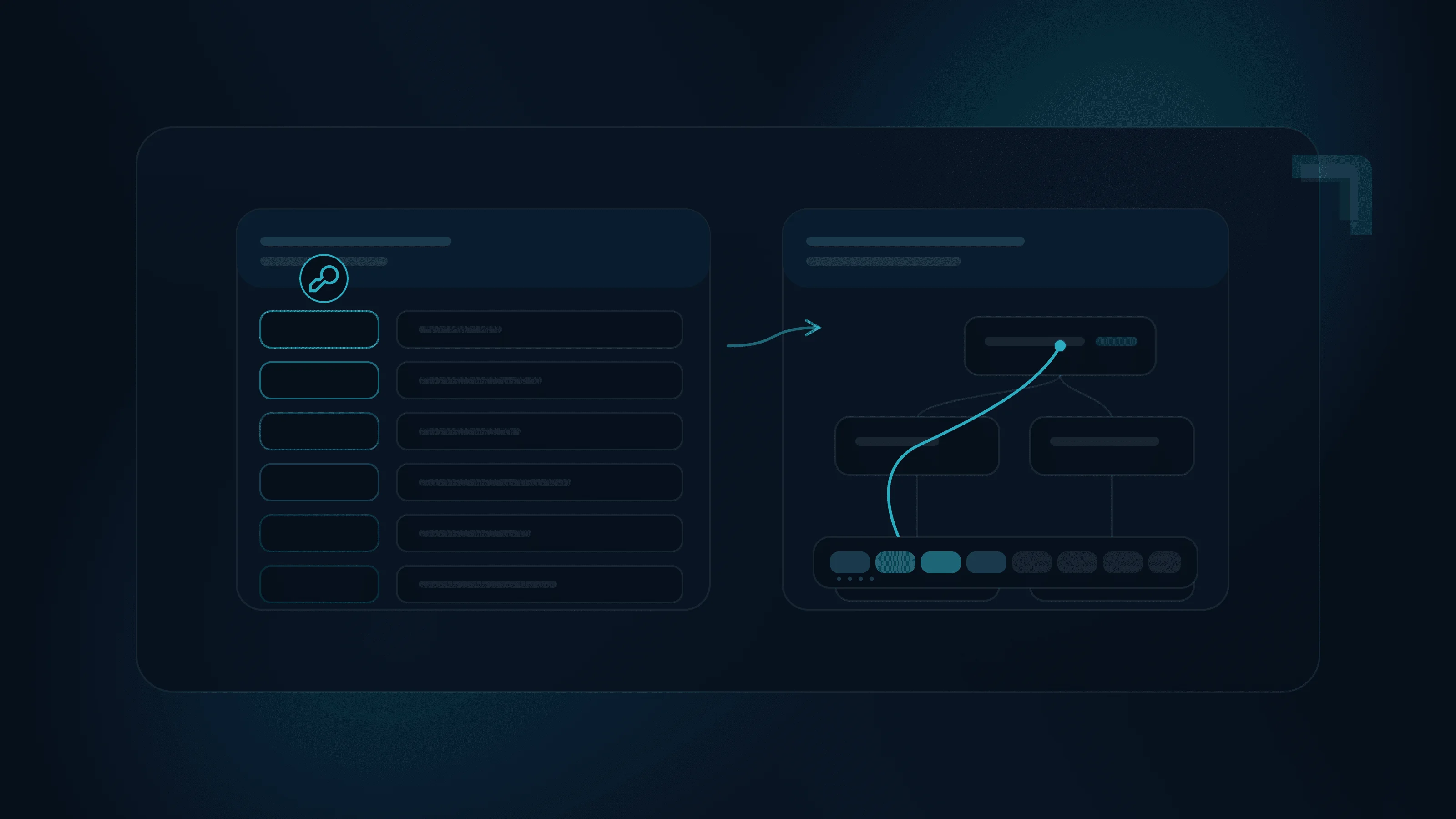 Diagram showing how primary key ordering enables data pruning and reduces table scans for faster queries
