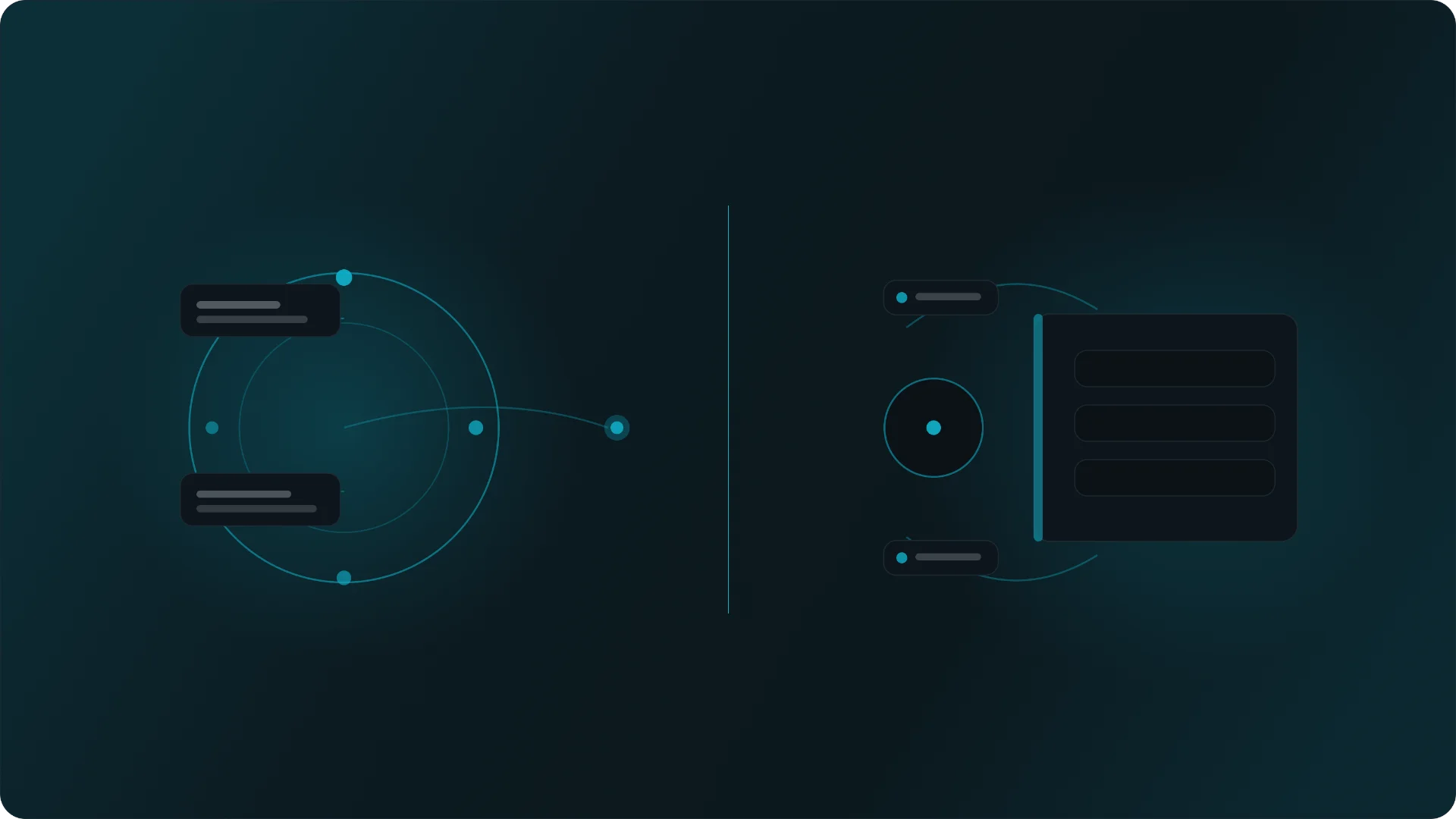 Side-by-side comparison diagram of stateful and stateless AI agent architectures showing memory patterns