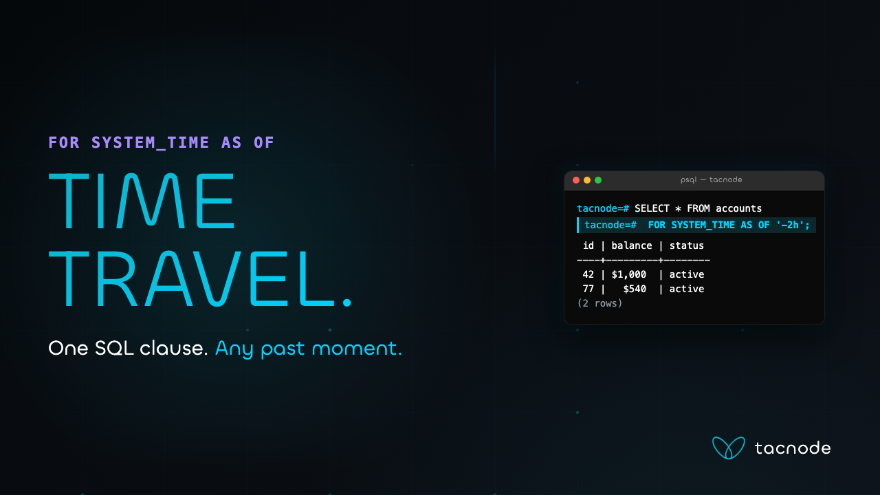 Time Travel Queries in SQL, Explained demo thumbnail